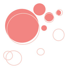  circles pink geometric 