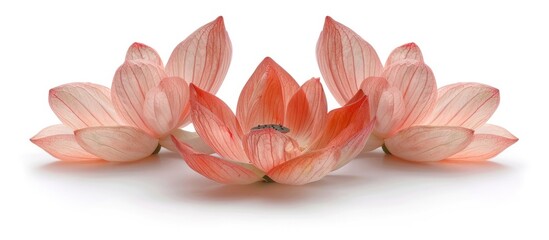 Captivating Lotus Blossoms in Pastel Hues Radiating Tranquility