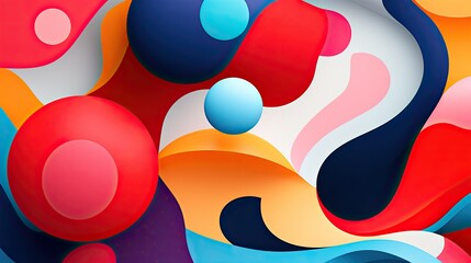 Multicolored abstract paper shapes layered in a vibrant pattern, A dynamic display of intricate paper cut outs in various hues.