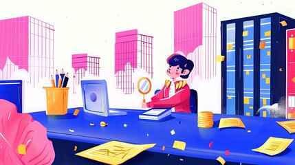 Tax Director Analyzing Tax Codes with Meticulous Attention to Detail