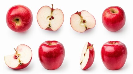 Abundance and Beauty: Lush Apples Fruits