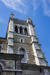 Basilica of Our Lady of Geneva (Basilique Notre-Dame de Geneve, 1857) Roman Catholic church and Minor Basilica located in Geneva, it dedicated to Blessed Virgin Mary. GENEVA, SWITZERLAND.