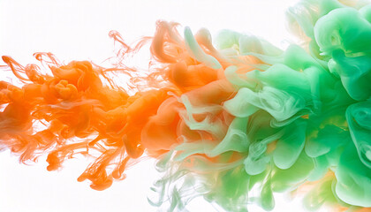Dynamic Chromatics: The Mesmerizing Dance of Colorful Smoke in Abstract Fusion