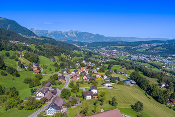 Ortsteil Gampelün im Walgau, Land Vorarlberg, Östereich