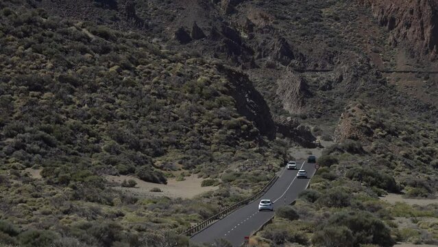 The TF 21.  The main road over the mountain in Tenerife