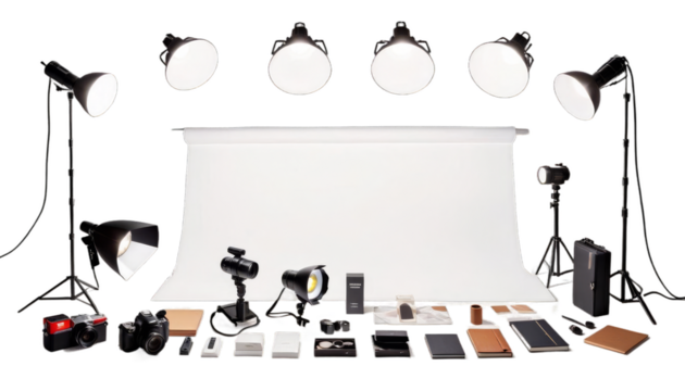 lighting display spotlight white glowing decoration stage light disco festive glistering shiny event show design empty concert glittering beam of lamp searchlight ray bright spot transparent abstract