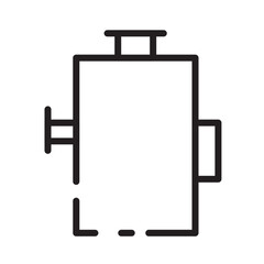 Car Engine Machine Line Icon