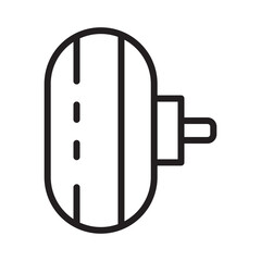 Car Engine Machine Line Icon