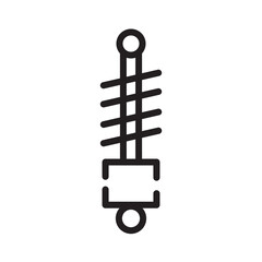 Auto Car Part Line Icon