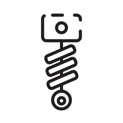 Auto Car Part Line Icon