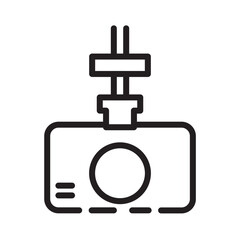 Camera Car Device Line Icon