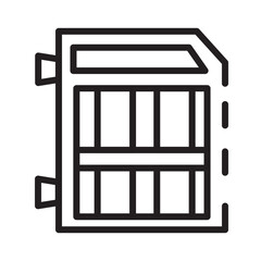 Air Filter Part Line Icon