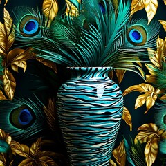 vase with plant inside