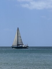Fototapeta premium sailboat on the sea