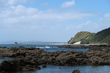view of the coast of the sea