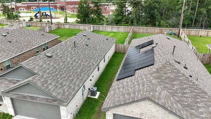 Black Solar Panels On Home