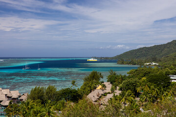 Baie de Cook à Moorea en Polynésie Française