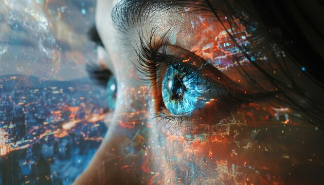 Exhibit an artist creating digital art directly from their visual and emotional thoughts through a braincomputer interface
