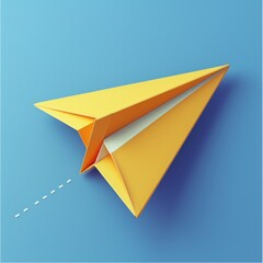 A representation of a paper plane icon.