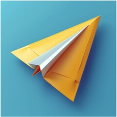 An illustration of a paper airplane symbol.