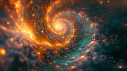 Spiral Vortex in Space
