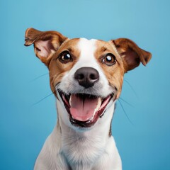 Funny smiley dog