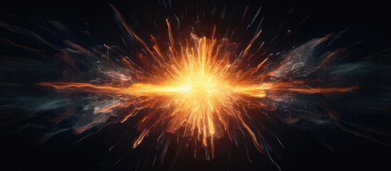 explosion in space
