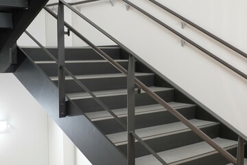 emergency staircase in the  building