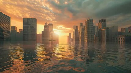 Fototapeta premium The widespread and severe impacts of climate change on the environment and ecosystems