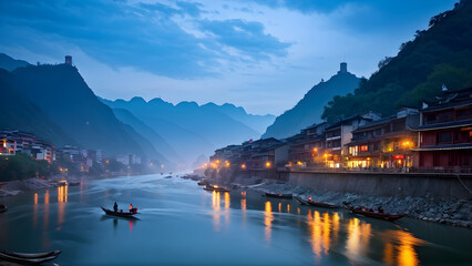 Fototapeta premium yangtze river of china