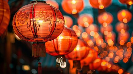 Real amazing Beautiful Red Chinese lantern