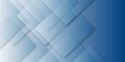 Obraz premium Minimalistic geometric blue abstract background. abstract background with transparent rhombus geometric diagonal triangle patterns vibrant header design. Geometric background poster design template.