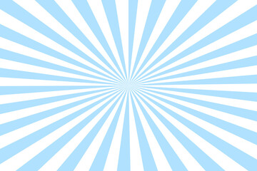 LightSkyBlue Sunburst for the background. flag of japanese. The rising sun..