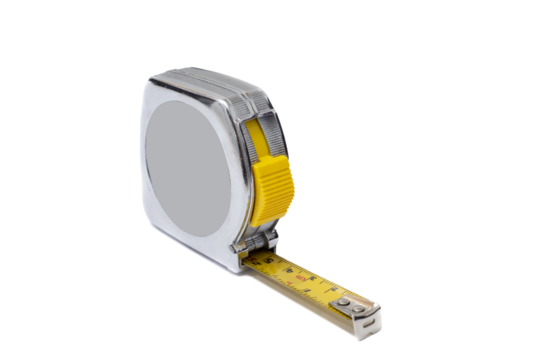 Psd of a flexometer or tape measure without background