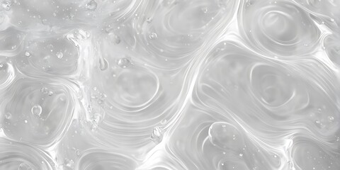  White water wave texture background, Closeup of desaturated transparent clear calm water surface texture with splashes and bubbles. Trendy abstract nature background. banner poster template 