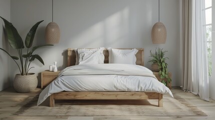 The perfect bed for a good night's sleep. Made with natural materials and designed for comfort, this bed is sure to give you the rest you need.