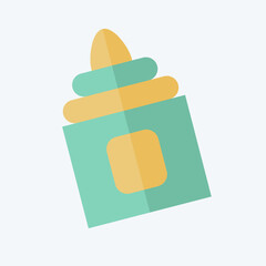 Icon Moisturizer. related to Hygiene symbol. flat style. simple design illustration