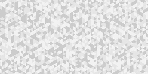 Vector abstract geometric diamond triangle pattern seamless technology gray and white background. Abstract geometric pattern gray Polygon Mosaic triangle Background, business and corporate background.
