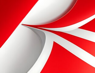 red and white background