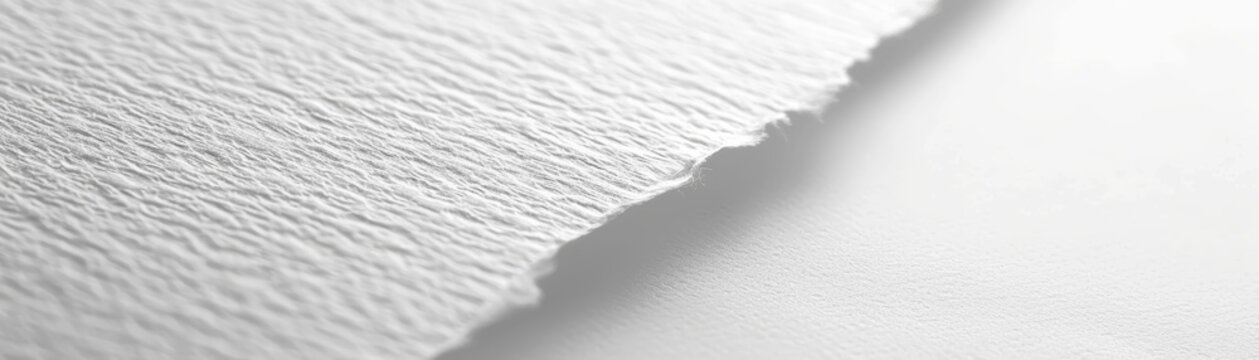 Close-up of a piece of handmade paper with a rough, textured surface.