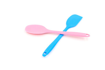 A baking spatula on a white background. kitchenware.