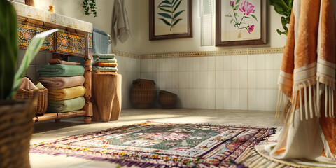 Elegant Dining Room: Formal table setting showcasing fine china and crystal, paired with plush velvet chairs and an ornate chandelier, creating an opulent dining experience