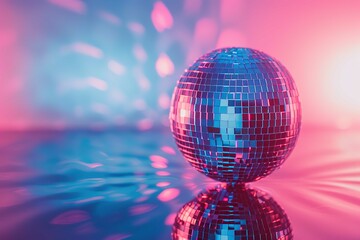 Fototapeta premium Disco ball background