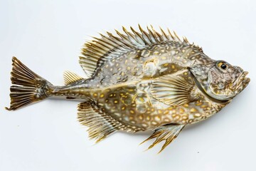 John Dory, fish, isolated on white
