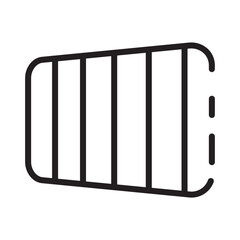 Car Grill Grille Line Icon