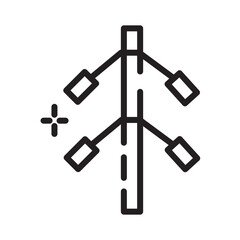 Firework Holiday Party Line Icon