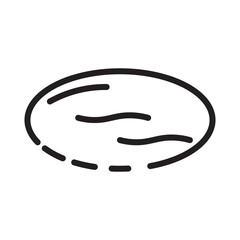 Date Desert Food Line Icon