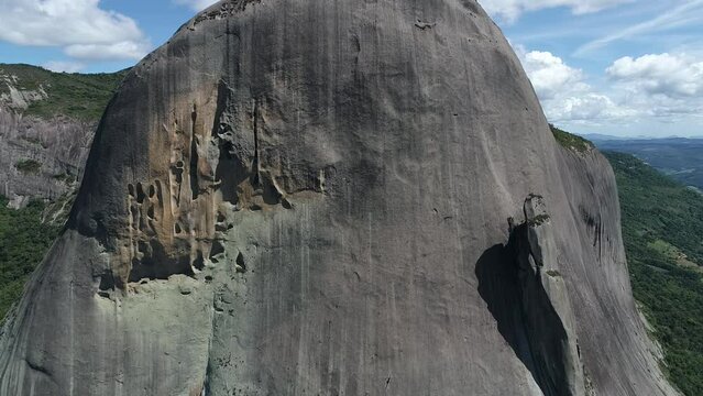 Aerial view of Pedra Azul (Blue Rock), Pedra Azul State Park - Domingos Martins, Esp&iacute;rito Santo, Brazil