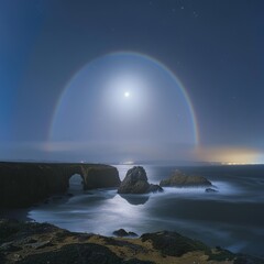 A mesmerizing moonbow