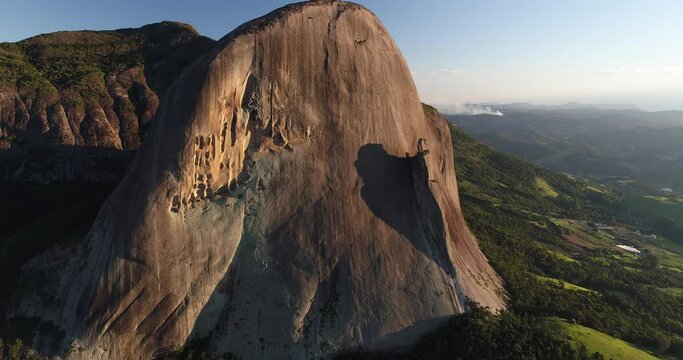 Aerial view of Pedra Azul (Blue Rock), Pedra Azul State Park - Domingos Martins, Esp&iacute;rito Santo, Brazil